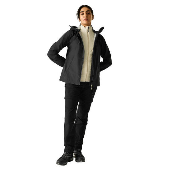 Veste Imperméable À Capuche BREATHE EASY Femme (Noir)
