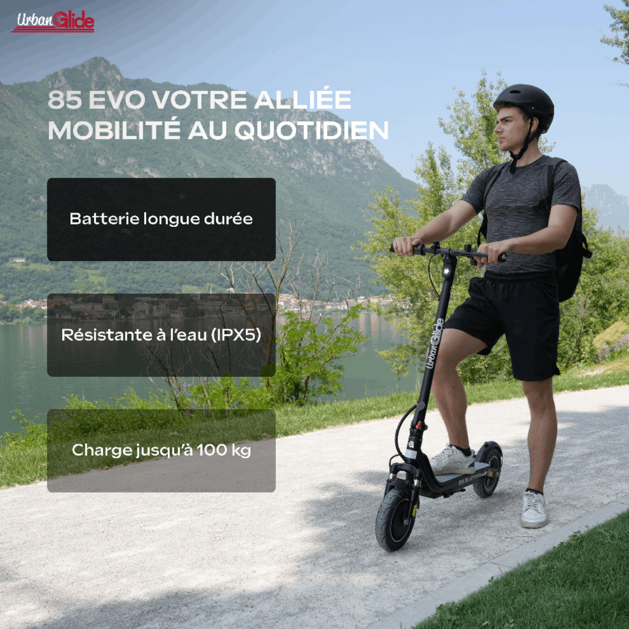 Trottinette Électrique Adulte 85 EVO – 500W - Jusqu'a 15 km 2/7
