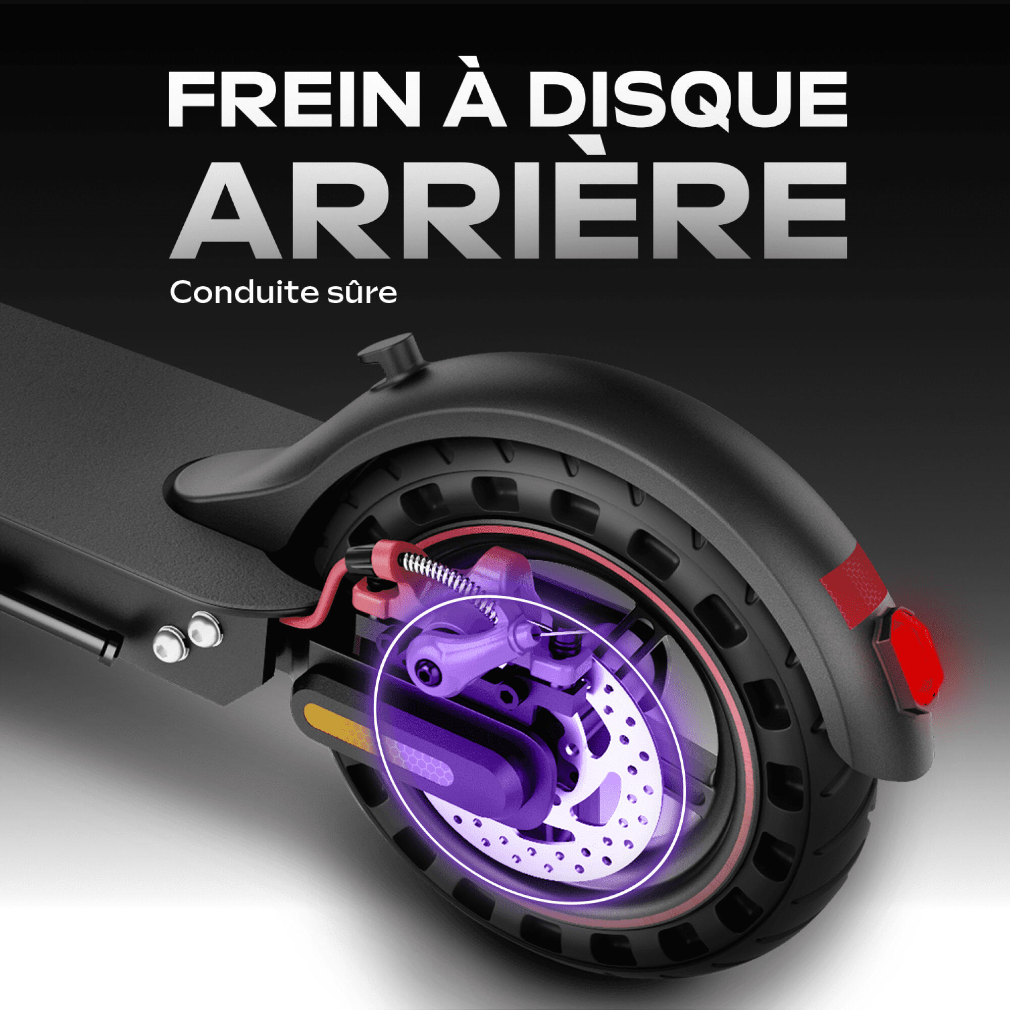UrbanGlide 100 PRO 2 Scooter Elétrica  350W 10, 30 km, dobrável e confortável 7/7