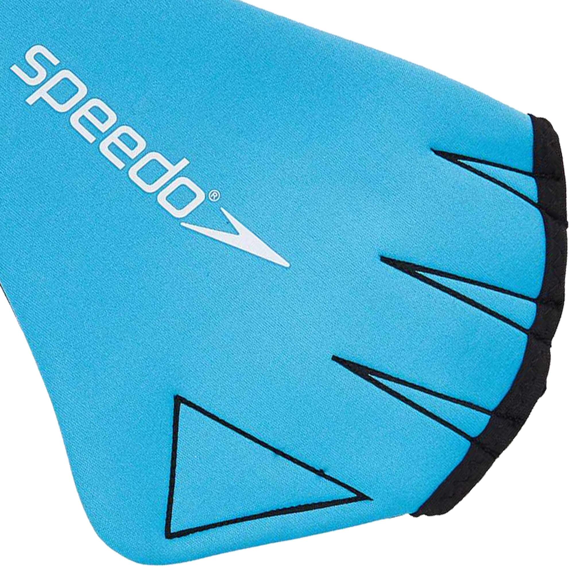 Unisex Schwimmhandschuhe für Erwachsene Damen und Herren Blau/Schwarz 3/4