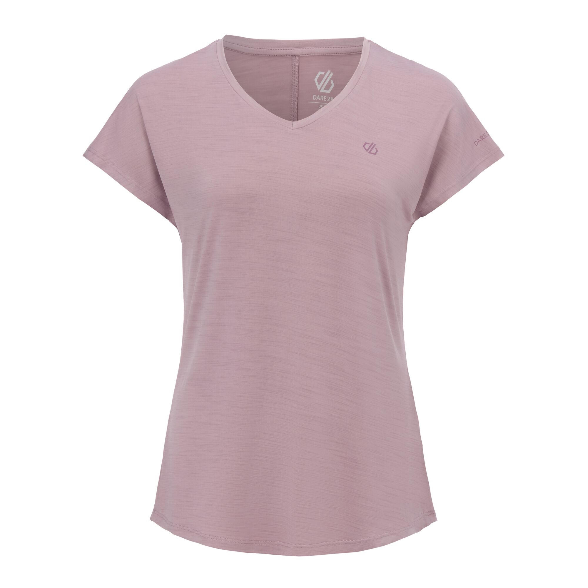 Dames Vigilant Actief TShirt (Mauve schaduw) 2/5