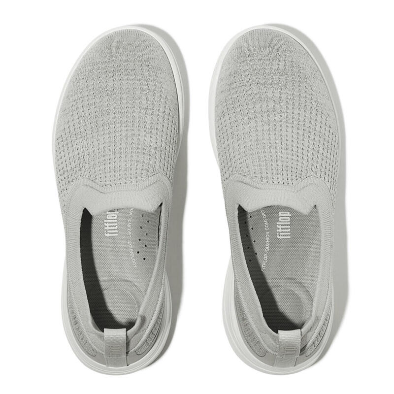 FITFLOP FitFlop Super-Q Knit Slip-Ons  ARCTIC GREY/ZILVER 38