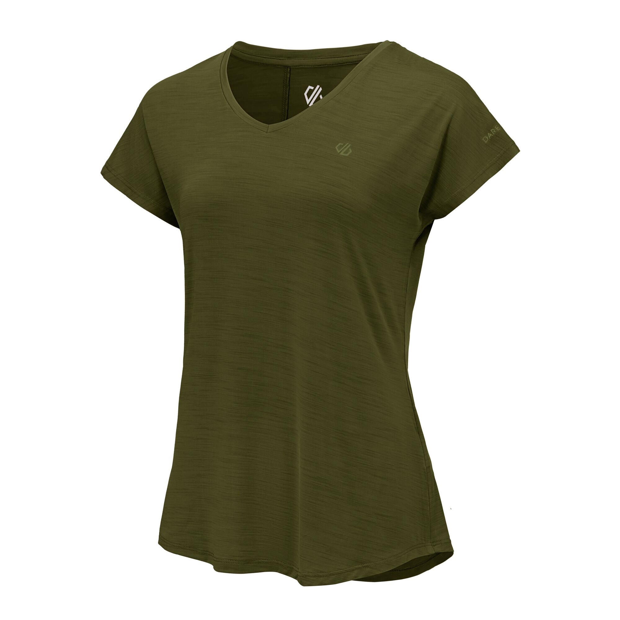 Tshirt Sport VIGILANT Femme (Vert Néphrite Uni) 3/5