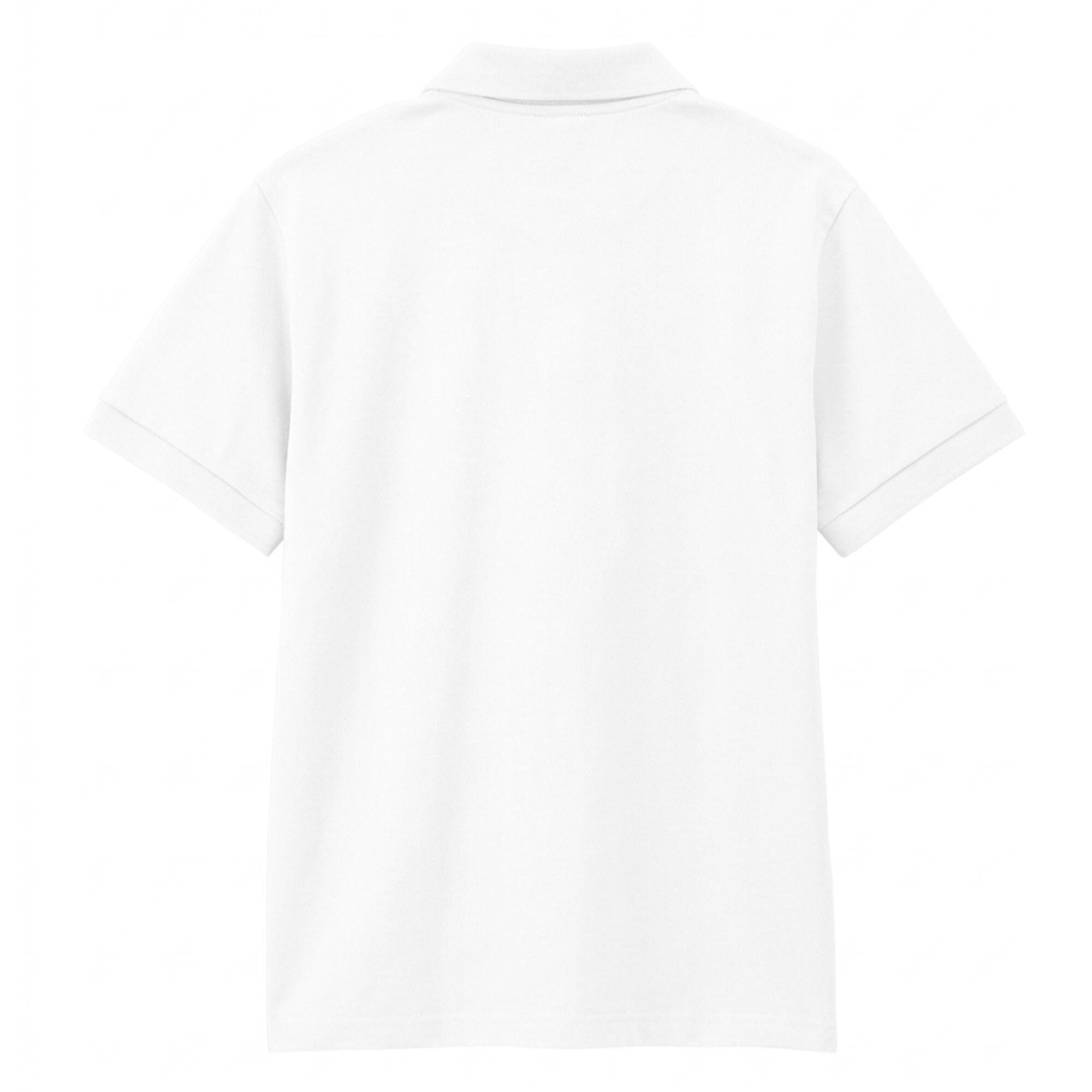 Maglietta Polo Uomo Gildan Bianco 2/3