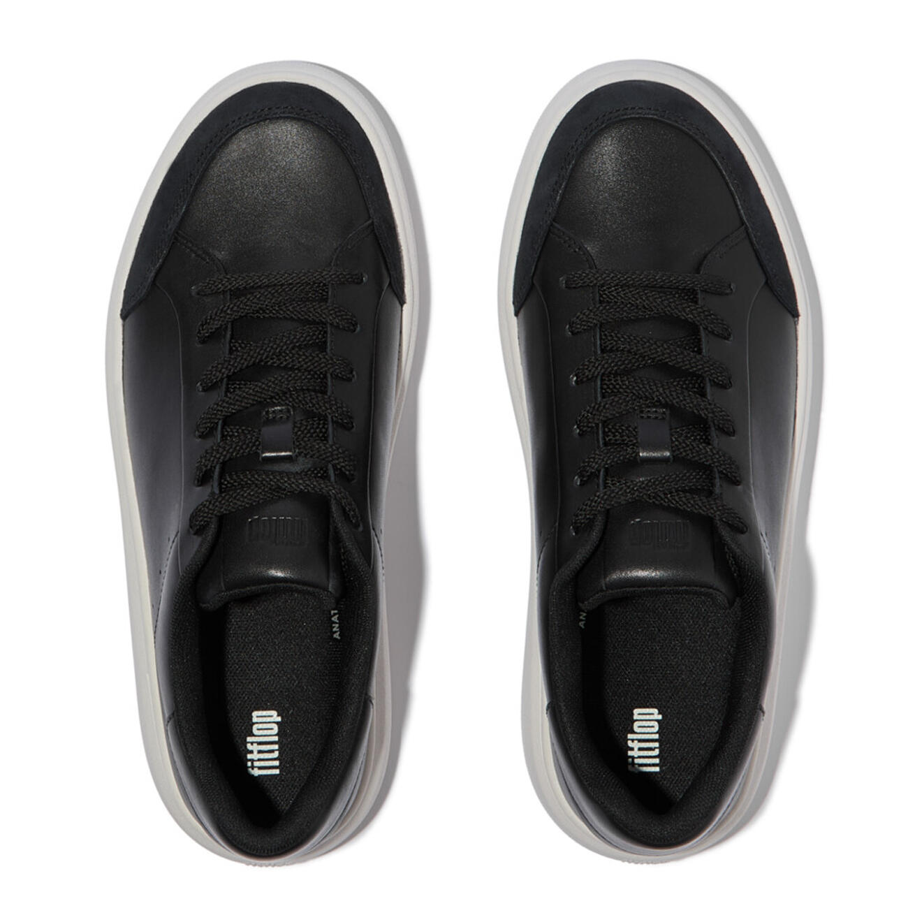 Baskets en daim cuir femme FitFlop Rtg 5/7