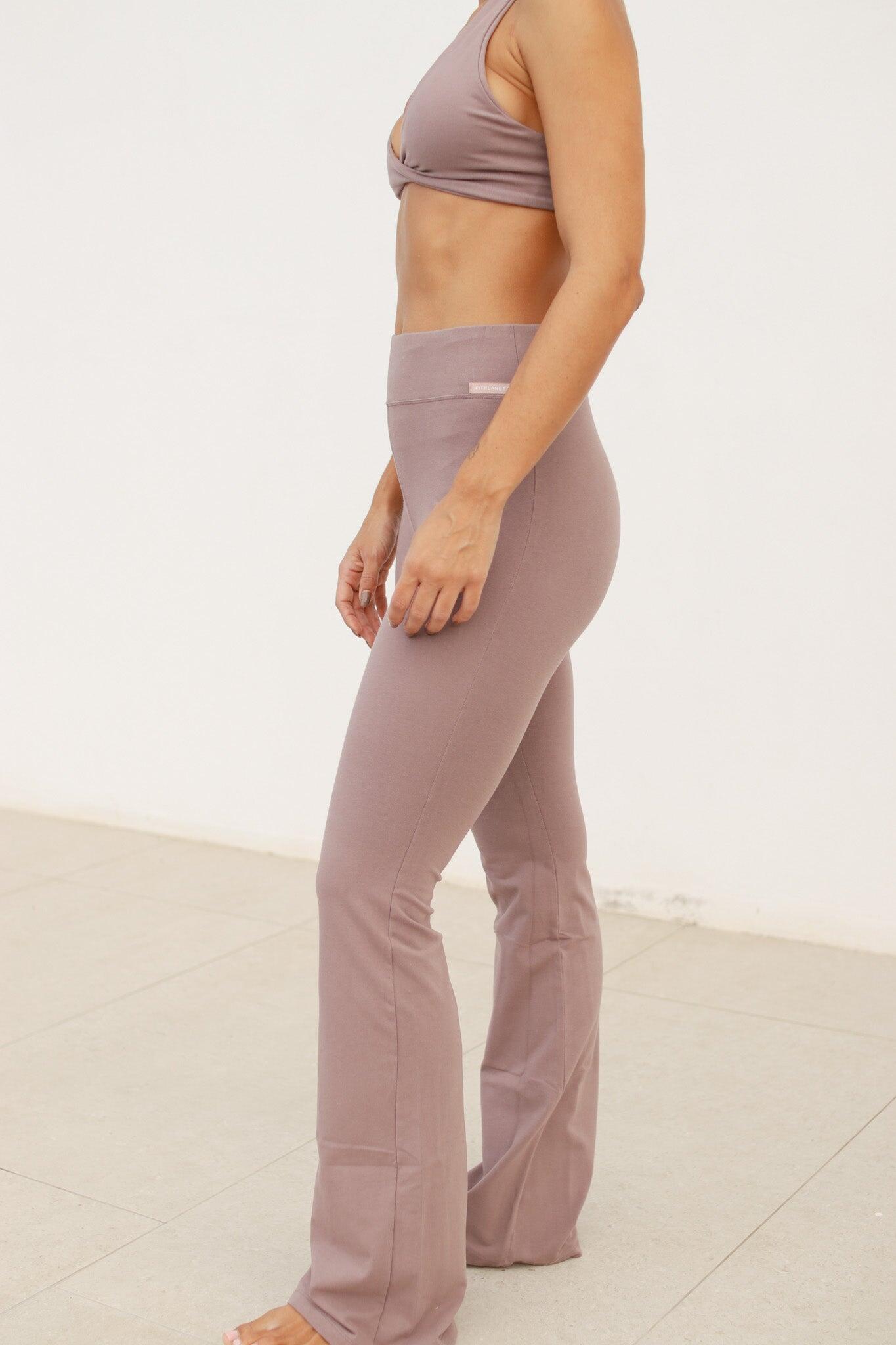 Legging campana algodón - Malva 5/5