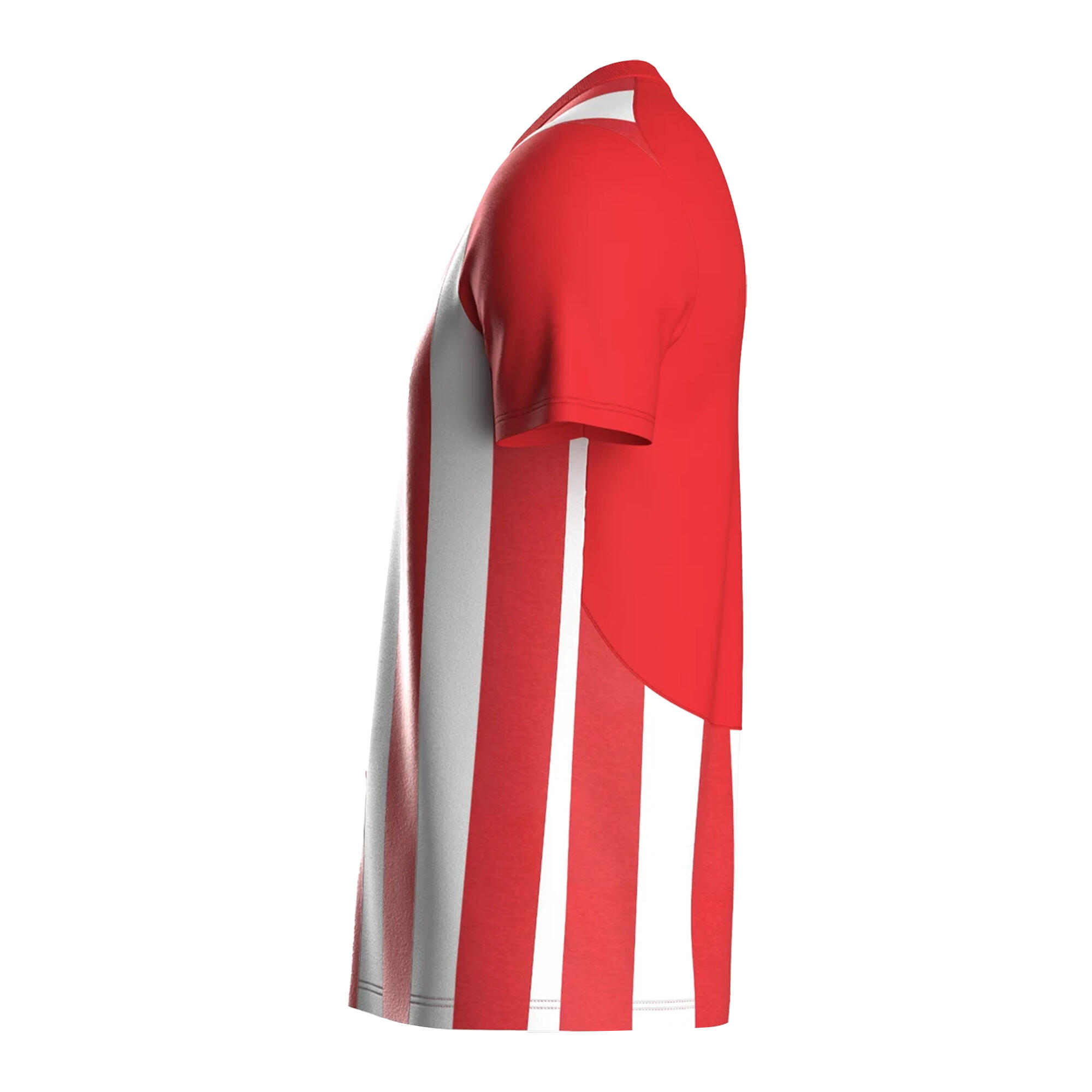 "Ramone" Trikot für Kinder Zinnoberrot/Weiß 3/4