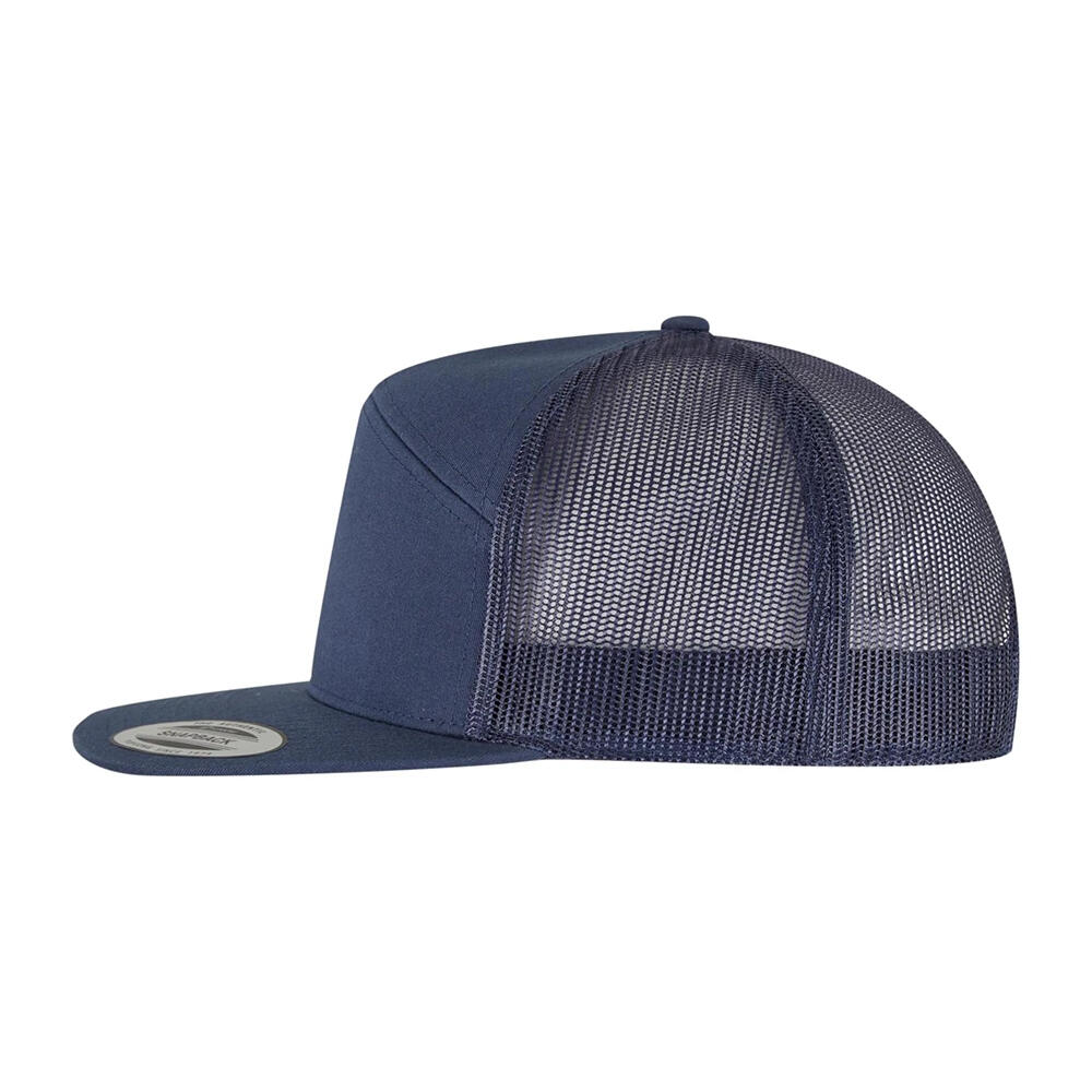 Cappellino Da Camionista Classico Flexfit Blu Navy 3/4