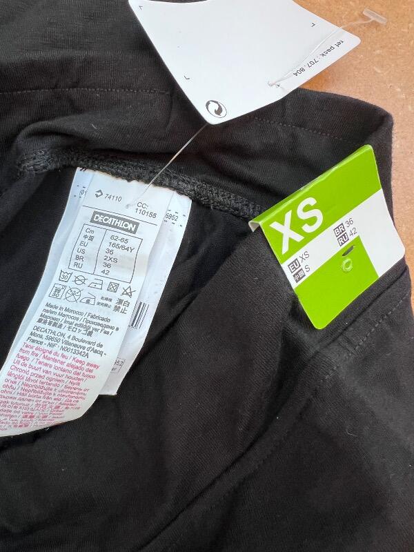 Tussen Particulieren - 62 zwarte leggings/kuitbroekjes 3/5