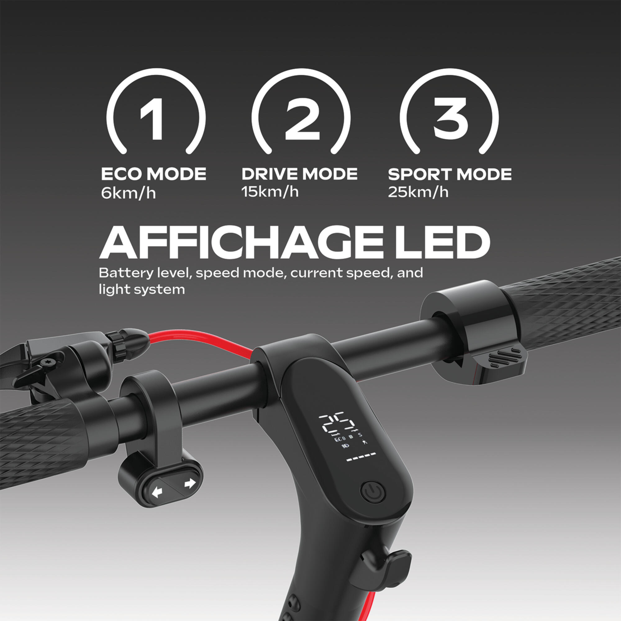 Trottinette Électrique Adulte 85 Lite – 1100W - Jusqu'a 20 km 6/7