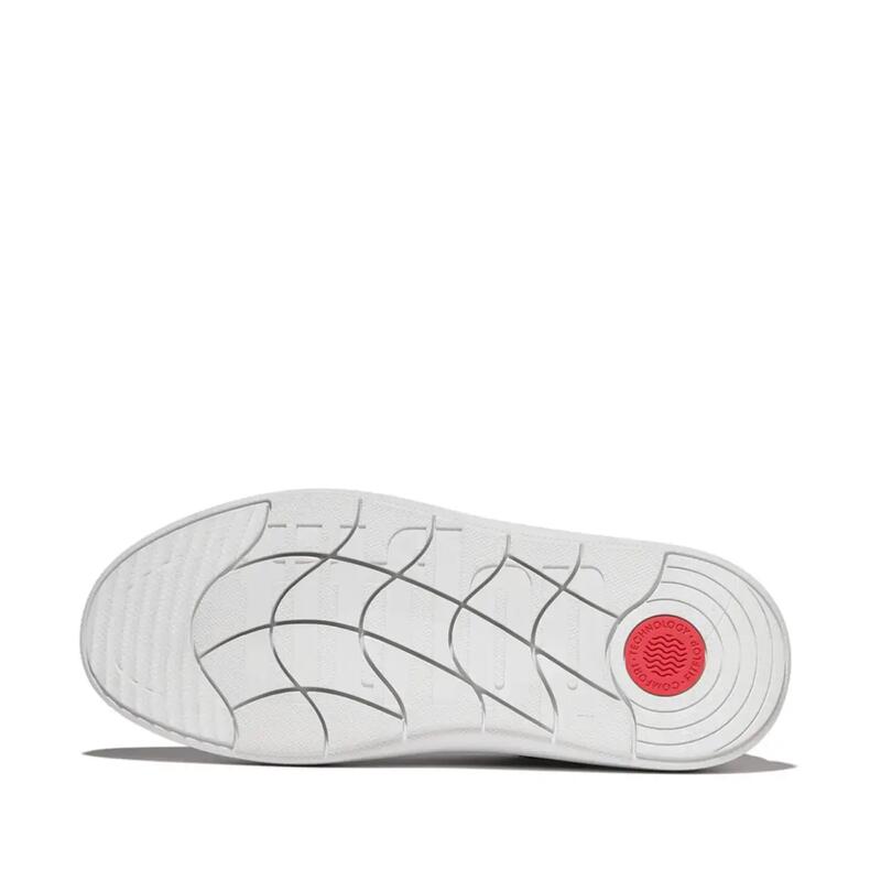 FITFLOP FitFlop Rtg Metallic-Leather Sneakers  ZILVER 38
