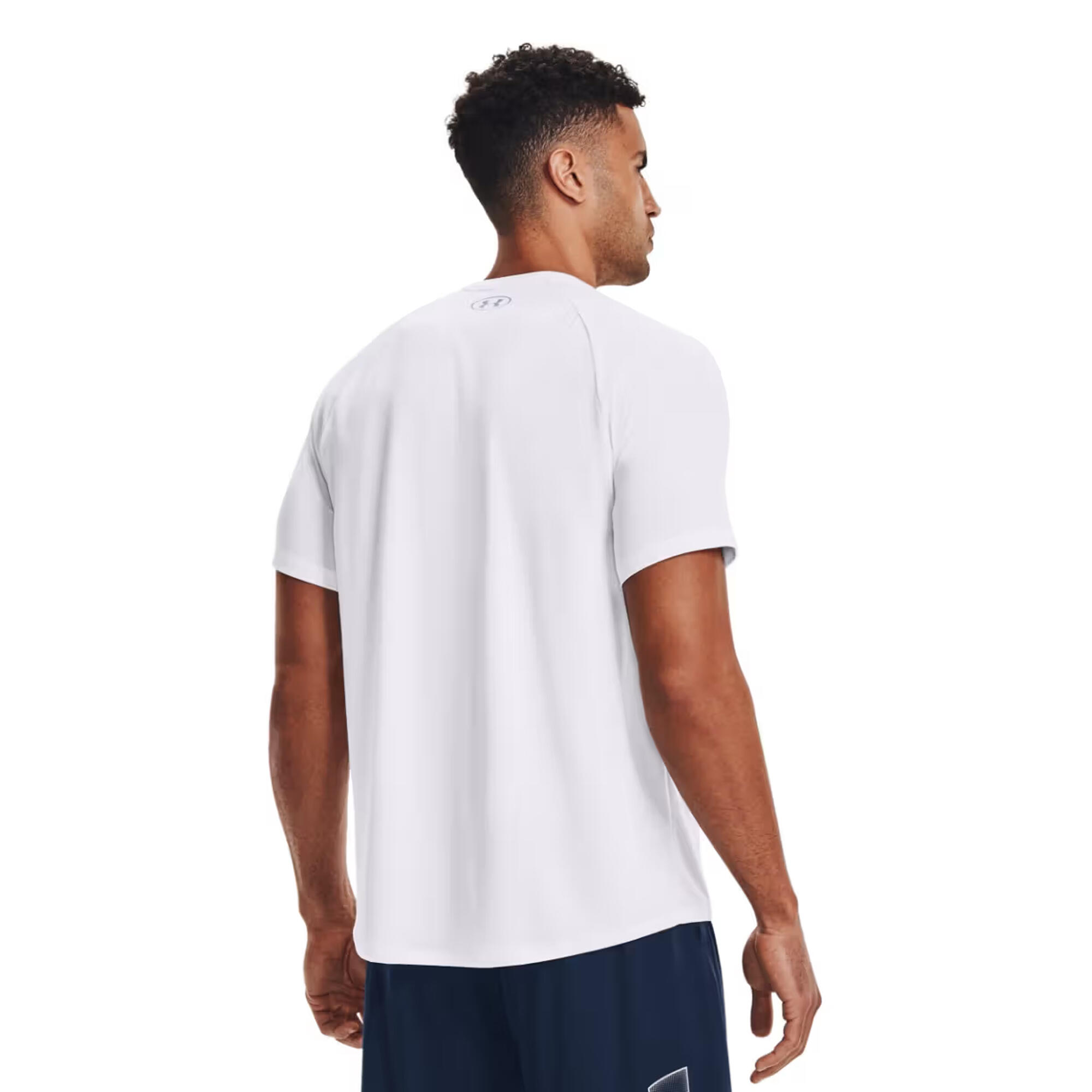 "Tech" TShirt für Herren Weiß/Grau 3/4