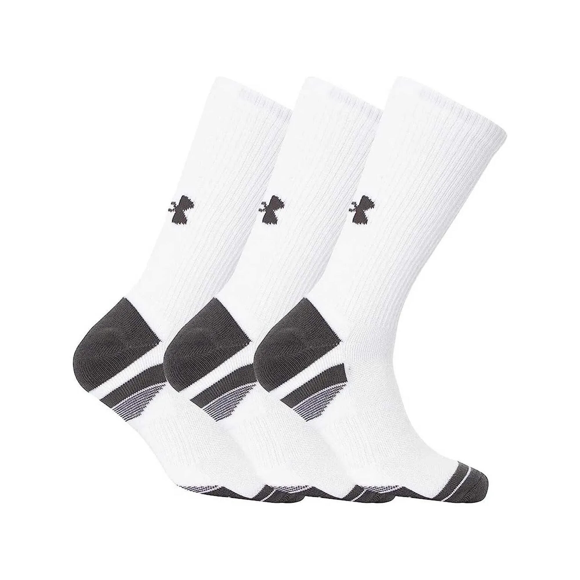 "Performance Tech" Socken für HerrenDamen Unisex (3erPack) Damen und Herren Weiß 2/4
