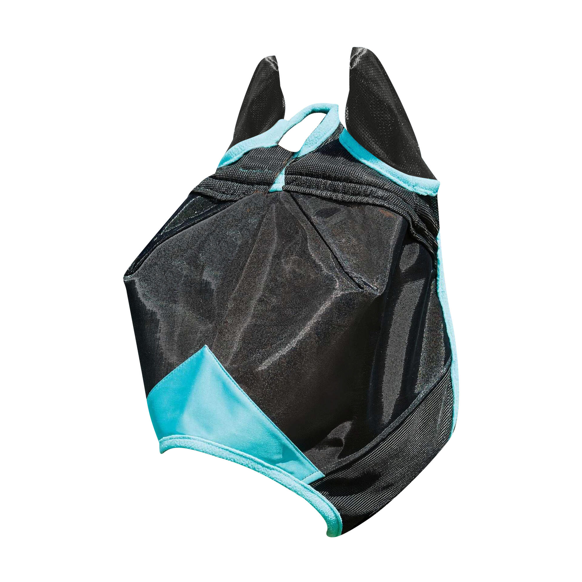 Pferde Fliegenmaske mit Ohren "Comfitec Deluxe", Feines Netzmaterial Damen und 1/2