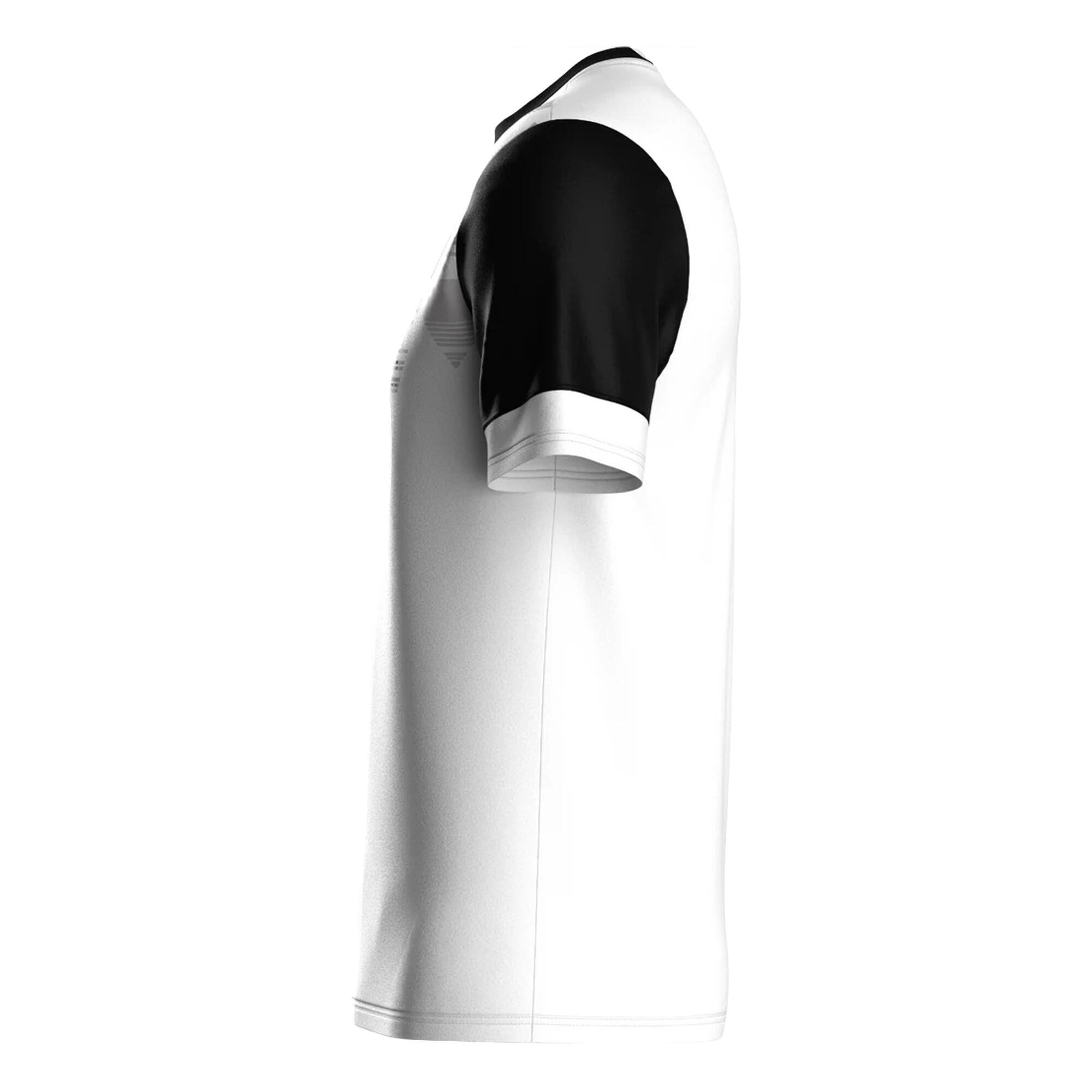"Vier" Trikot für Kinder Weiß/Schwarz 3/4
