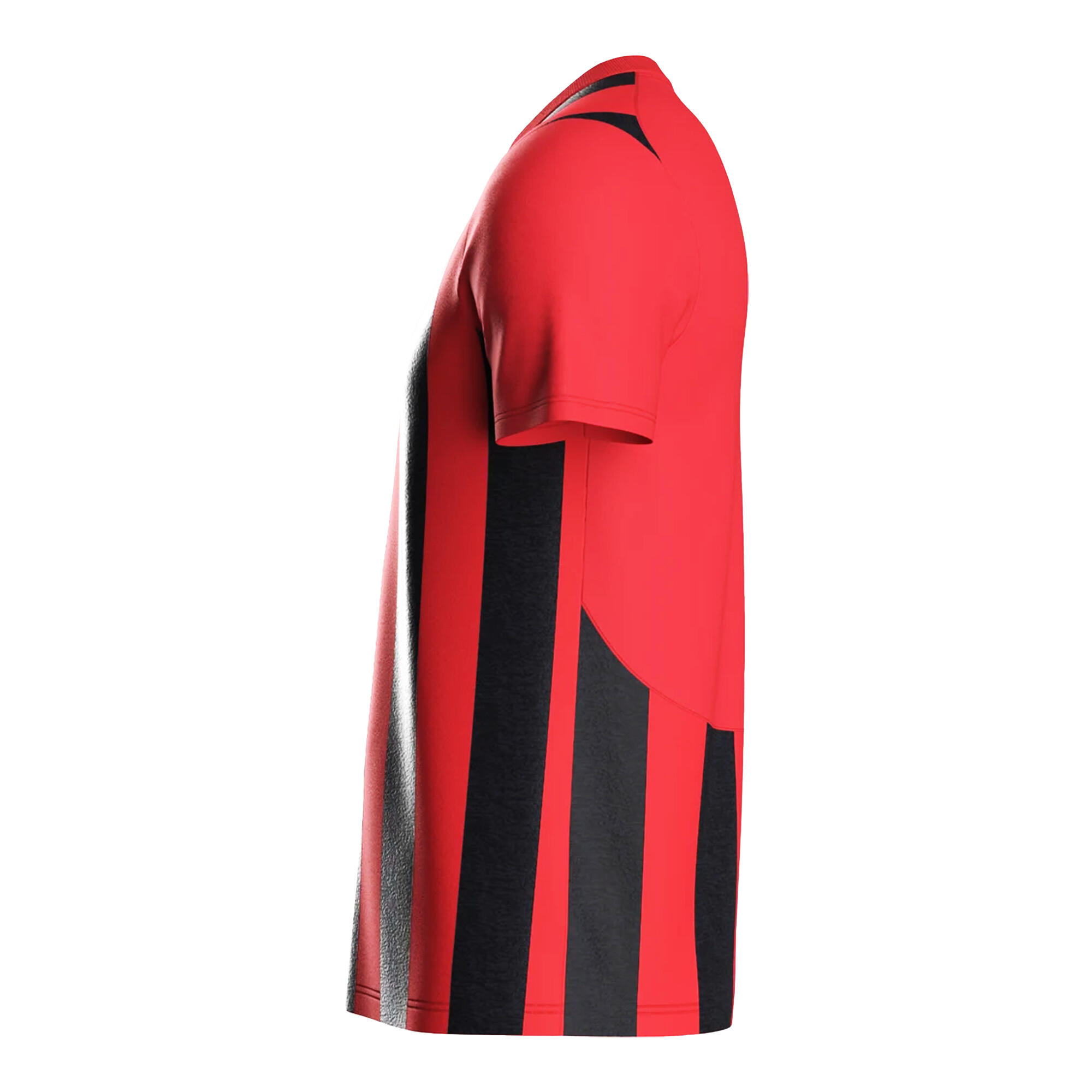 "Ramone" Trikot für Kinder Zinnoberrot/Schwarz 3/4
