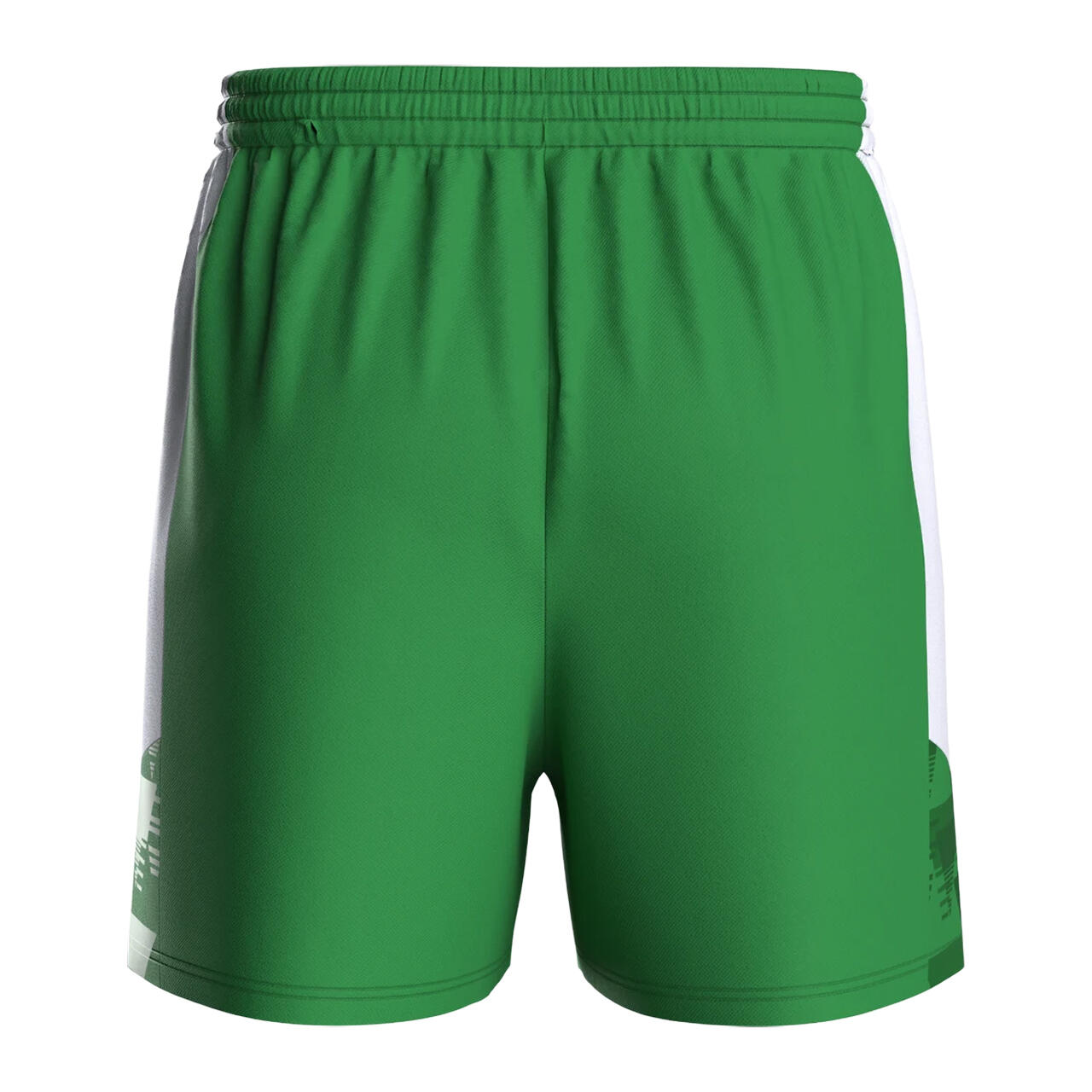 Childrens/Kids Vier Shorts (Emerald/White) 2/4