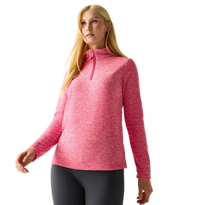 Dames sweetheart quarter zip fleece top (marine)