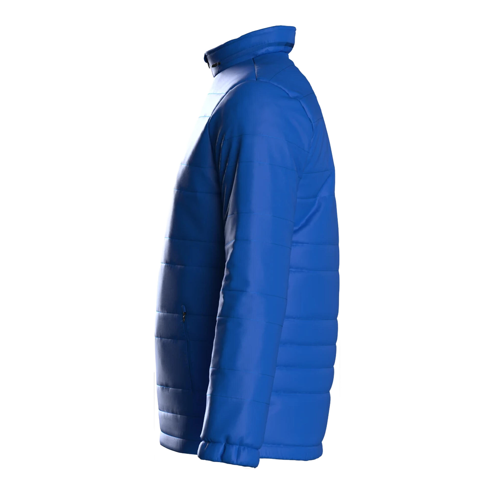 Mens Club Essential Bench Jacket (Royal Blue) 3/4