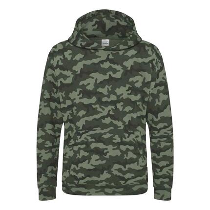 Sweat À Capuche JUST HOODS Enfant (Vert)