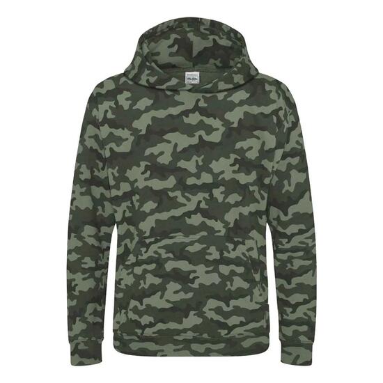 Sweat À Capuche JUST HOODS Enfant (Vert)