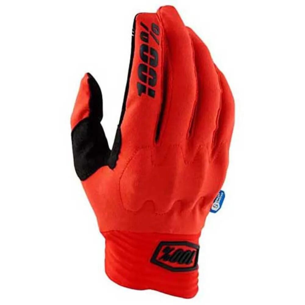 Luvas compridas vermelho Cognito ciclismo Vermelho 100% Cycling 2/5