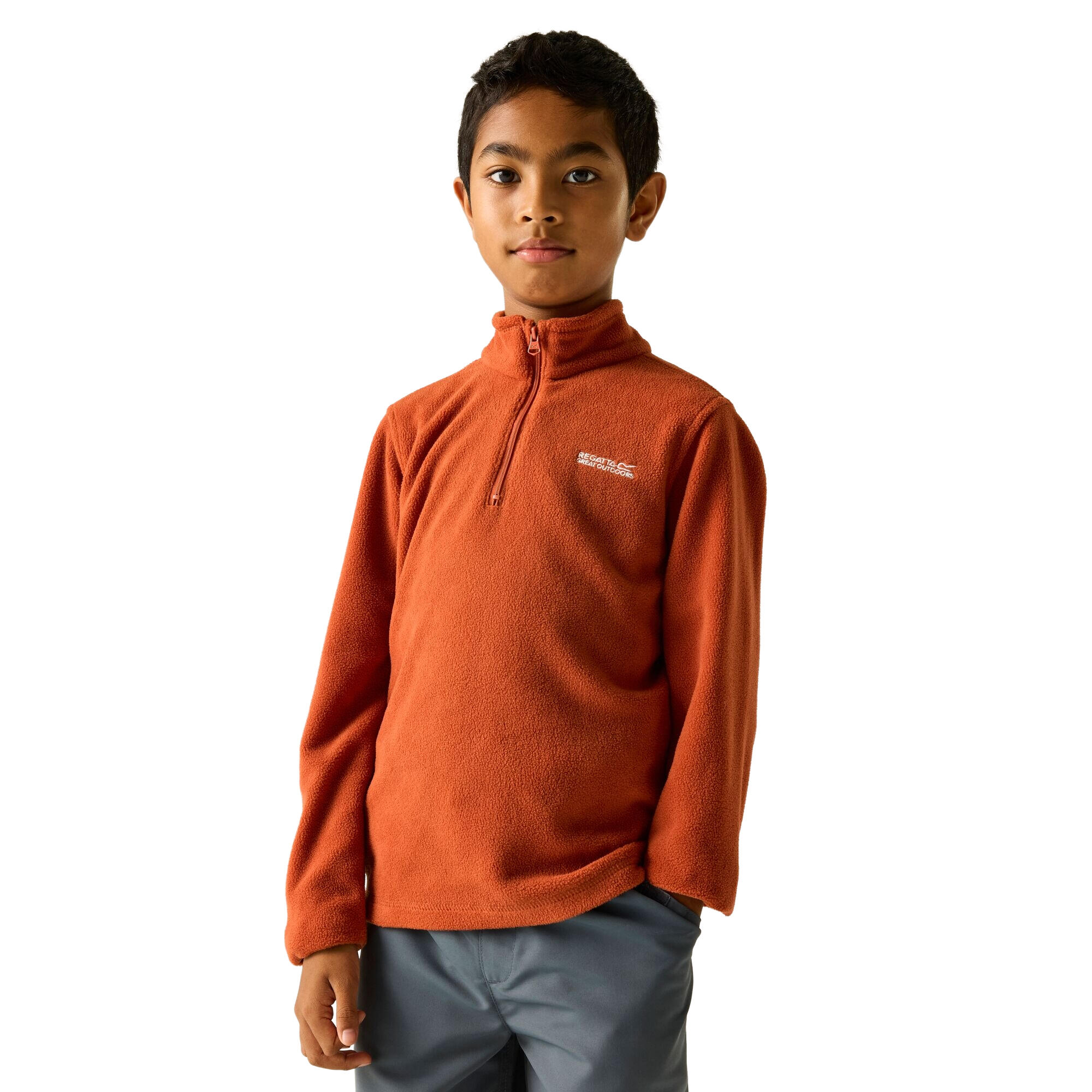Great Outdoors Maglia In Pile Con Cerniera Corta Bambini Regatta Hot Shot II 4/5