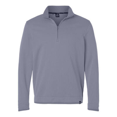Heren quarter zip fleece top (staal)