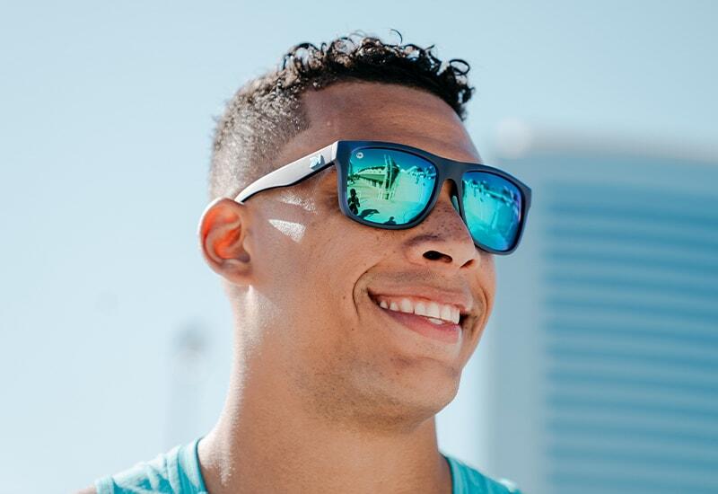 Lunettes de soleil adultes - Catégorie 3 Polarisée - Rubberized Navy / Mint 5/5