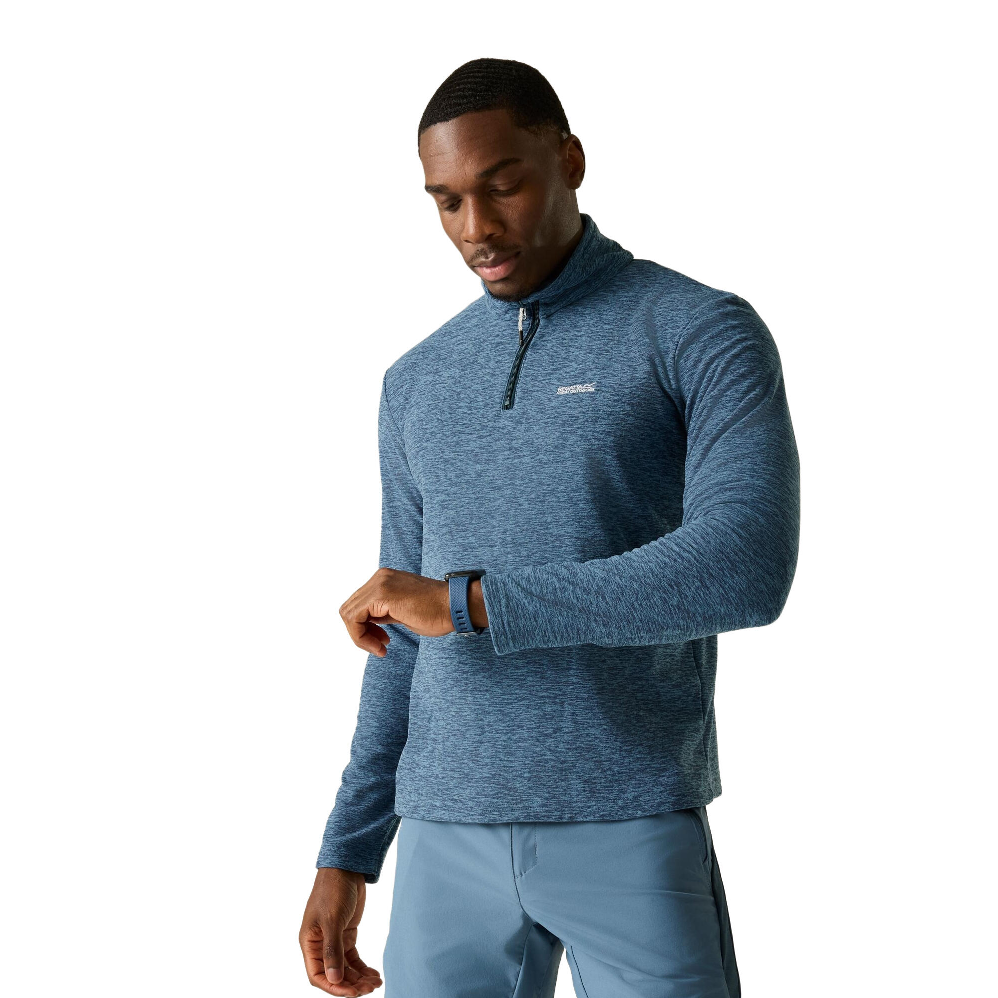 Haut Polaire THOMPSON Homme (Bleu) 4/5