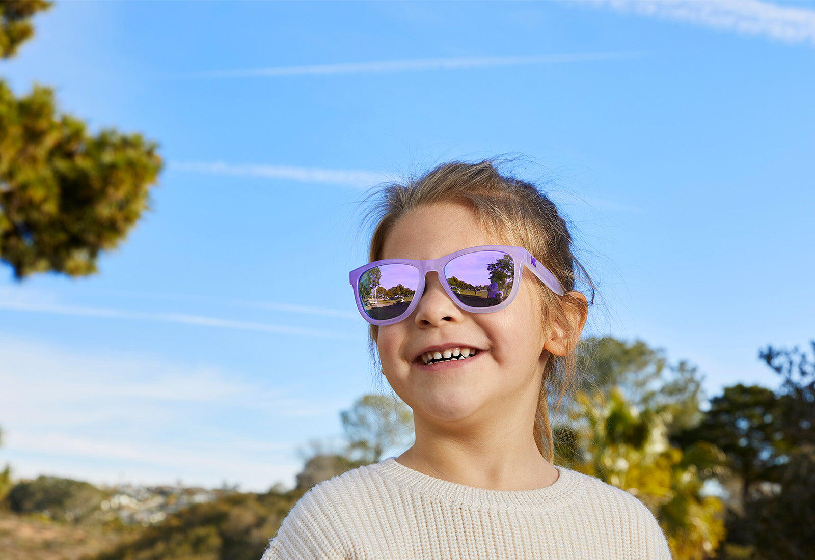 Zonnebril voor kinderen - Categorie 3 polariserend – Grape Jellyfish 6/6