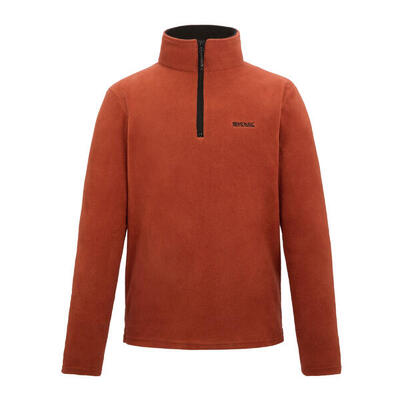 Geweldig voor buiten heren thompson half zip fleece sweater (donkergrijs)