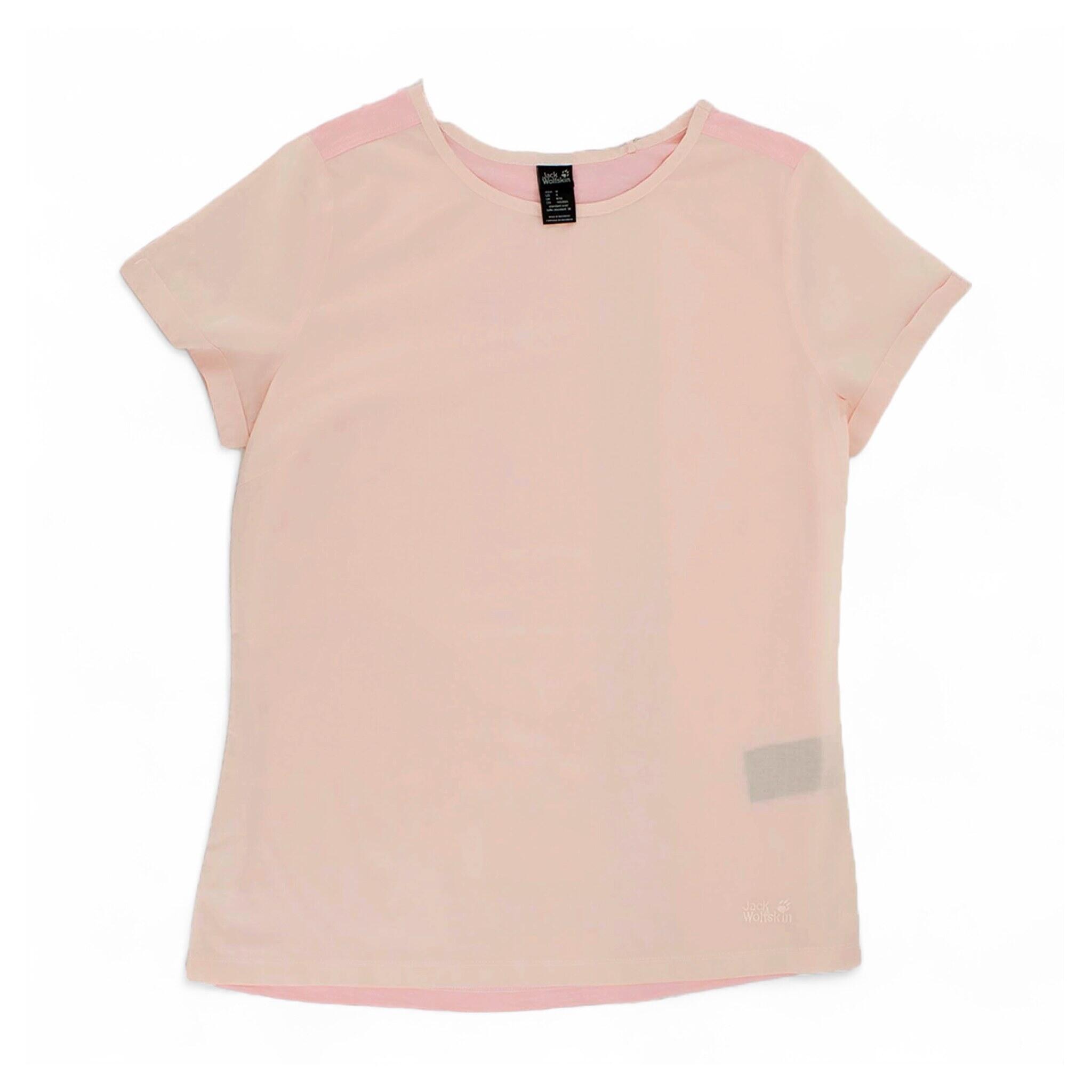 Bluse Damen Shirt Woven Bluse Materialmix in Lila 2/3