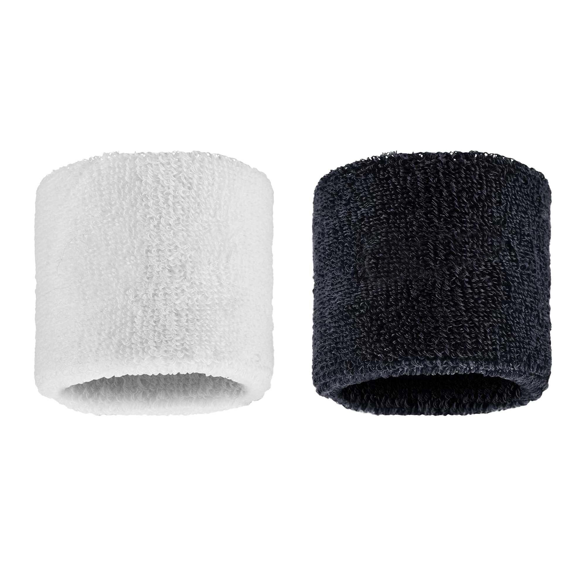 "Classic" Schweißband, Swoosh (2erPack) Damen und Herren Schwarz/Weiß 2/4