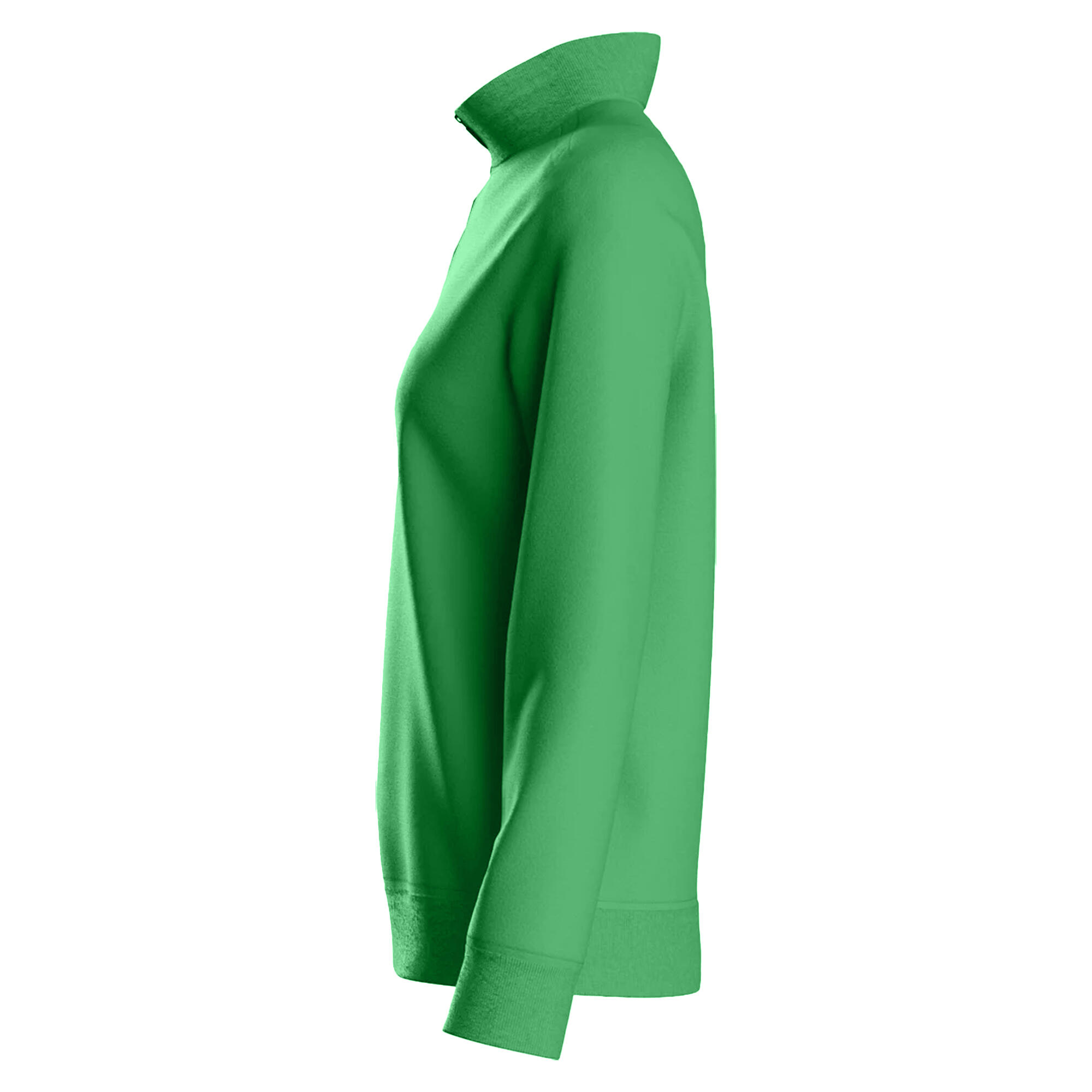 "Club Essential" Sweatshirt mit halbem Reißverschluss für Damen Smaragd 3/4