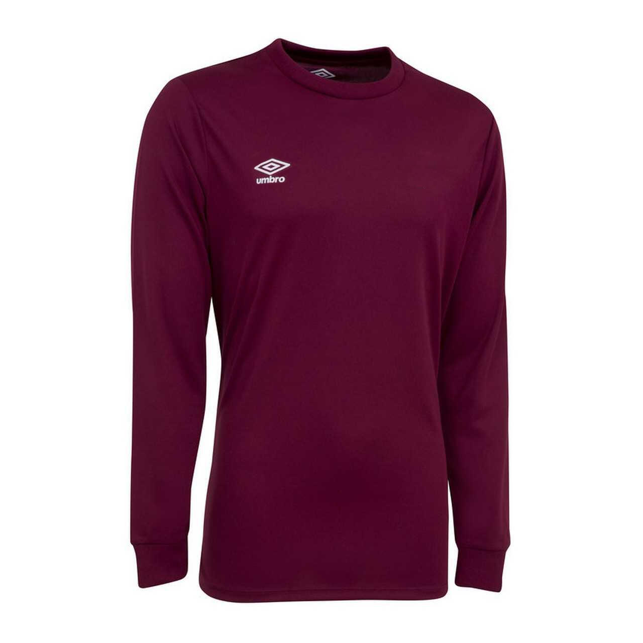 "Club" Trikot für Langärmlig Herren Weinrot 3/4