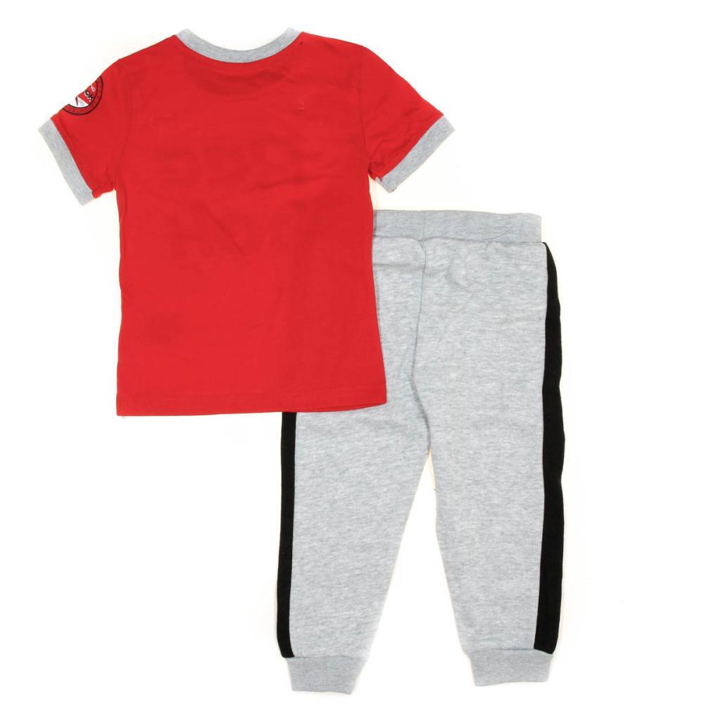 Reebok Jungen-Set Grau/Rot 454 2/2
