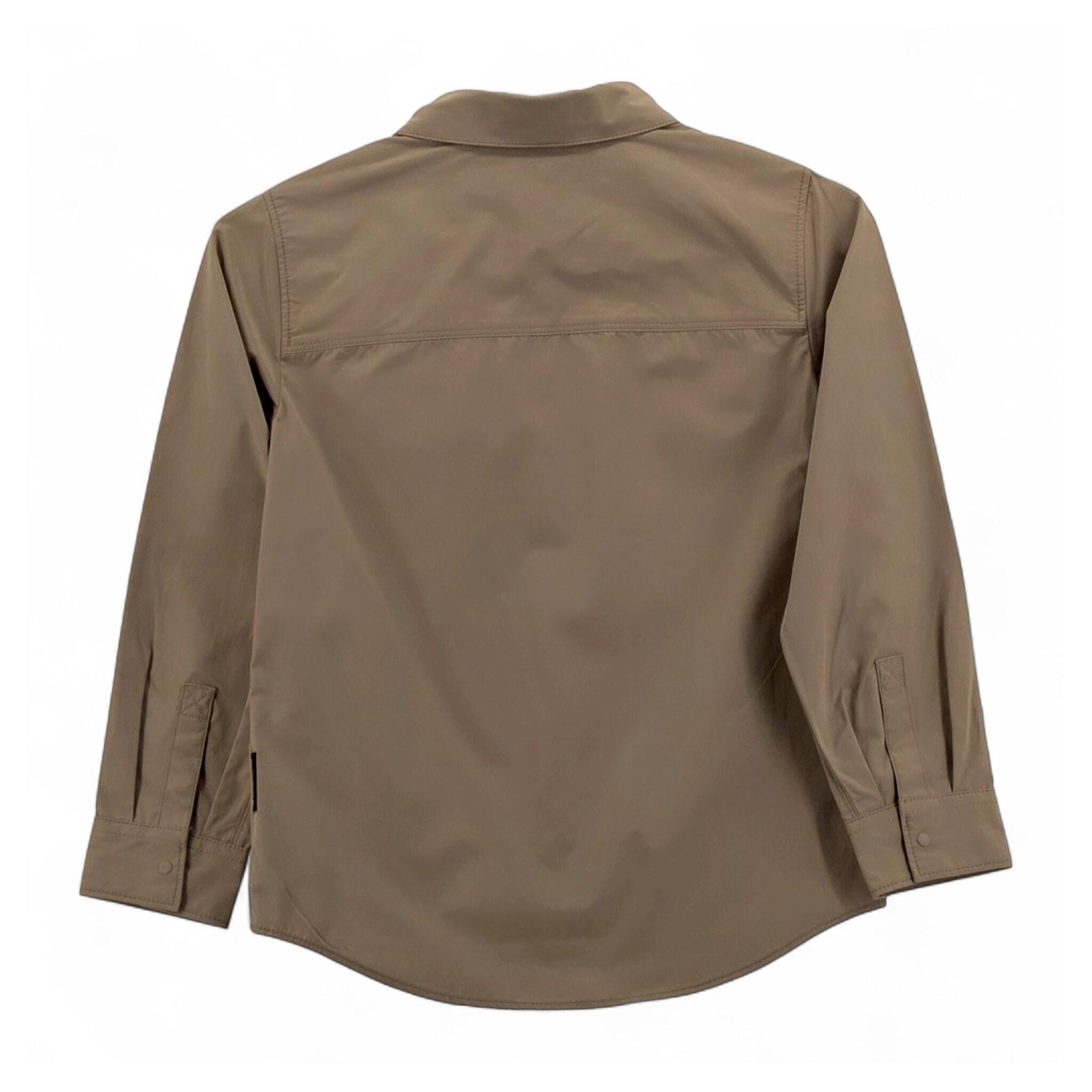 Langarmshirt Lakeside Shirt Kids Hemd Kinder Moskito Longsleeve Shirt in Braun 3/3
