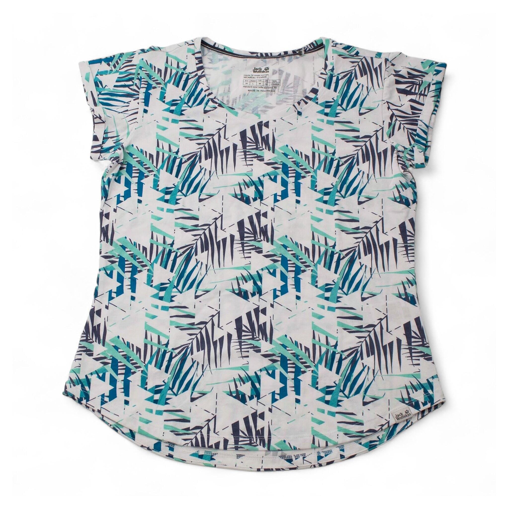 T-Shirt Moana Tropic T-Shirt Damen Sommershirt in Blau 2/3