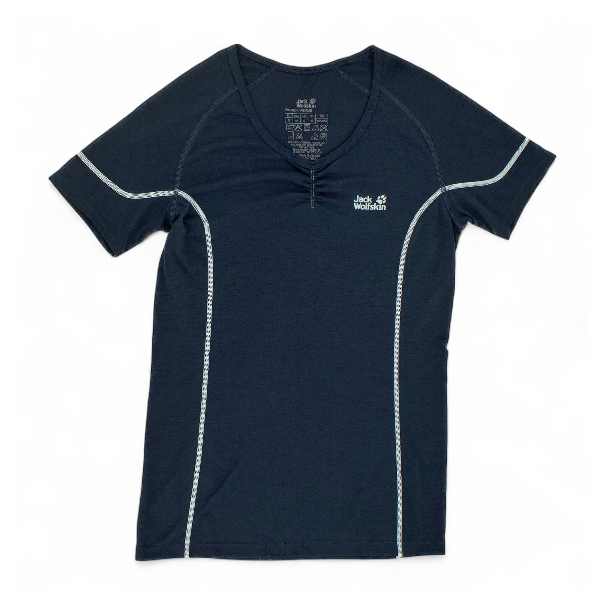 T-Shirt Baselayer Shirt Damen Unterziehshirt Funktionsshirt in Weiß 2/3