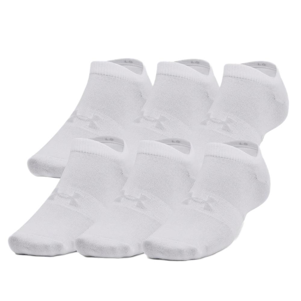 Under Armour Essential 6 Pairs White Unisex Socks