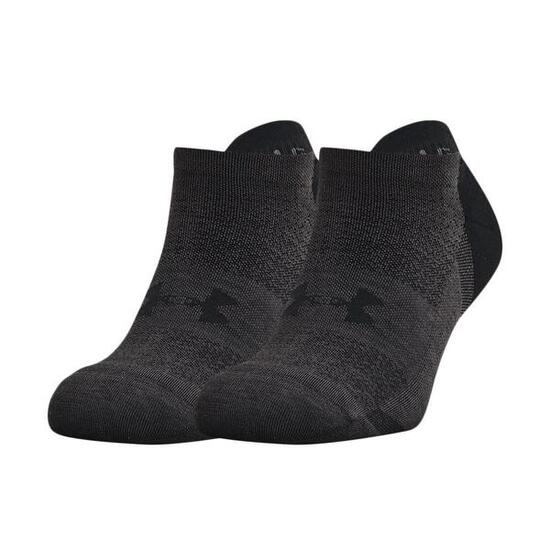 X1 Paire de Chaussettes Gris/Noir Homme Under Armour Armourdry Run