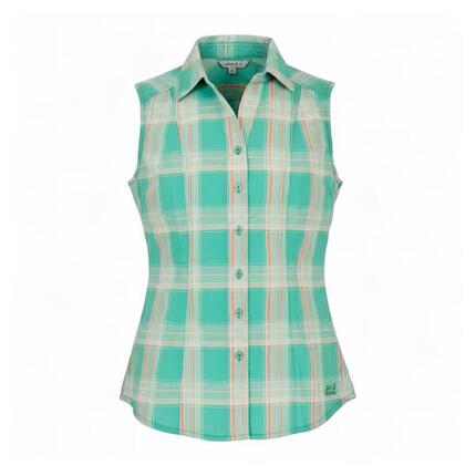 Tank-Top Moana Shirt Damen Bluse T-Shirt ärmellos in Blau