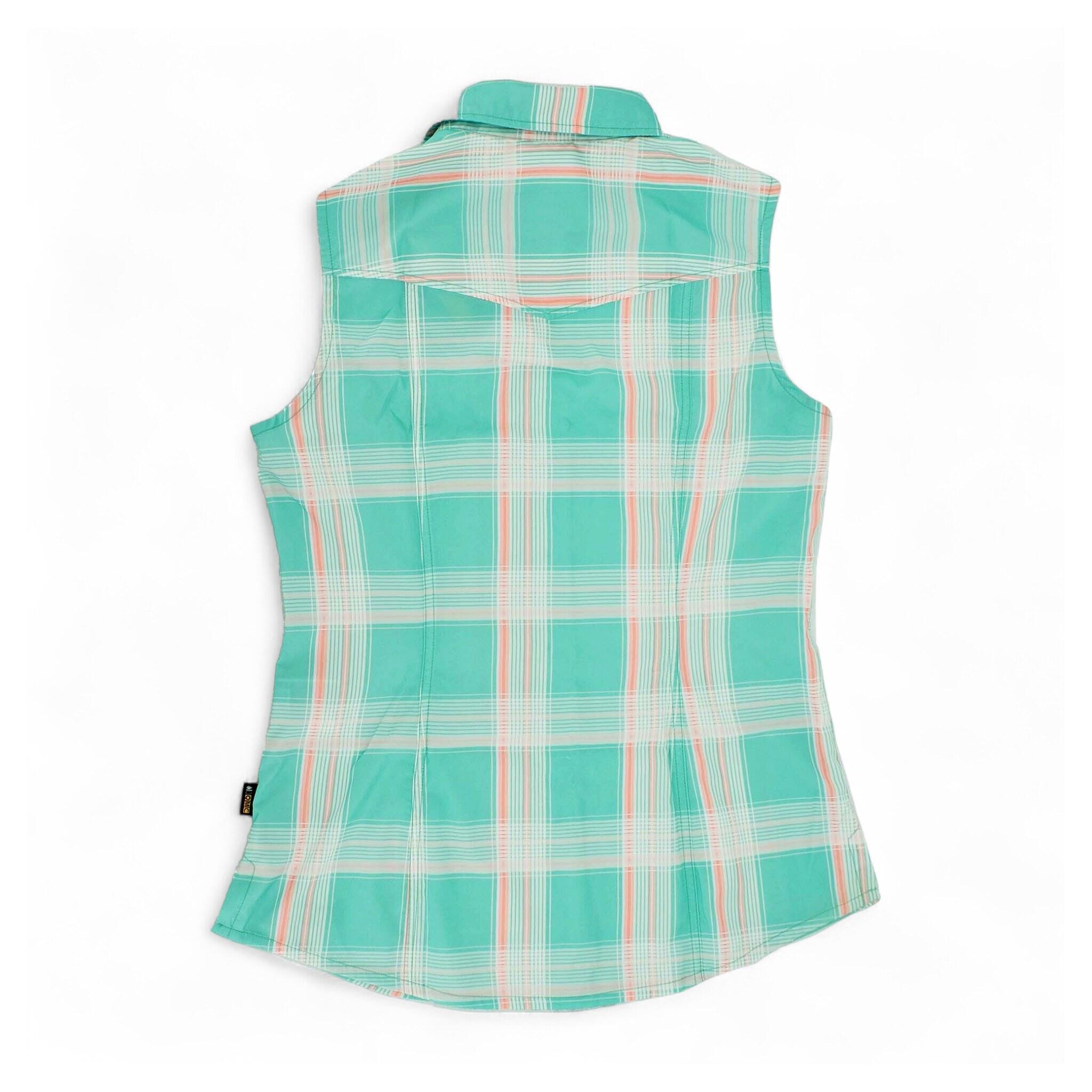 Tank-Top Moana Shirt Damen Bluse T-Shirt ärmellos in Blau 3/3
