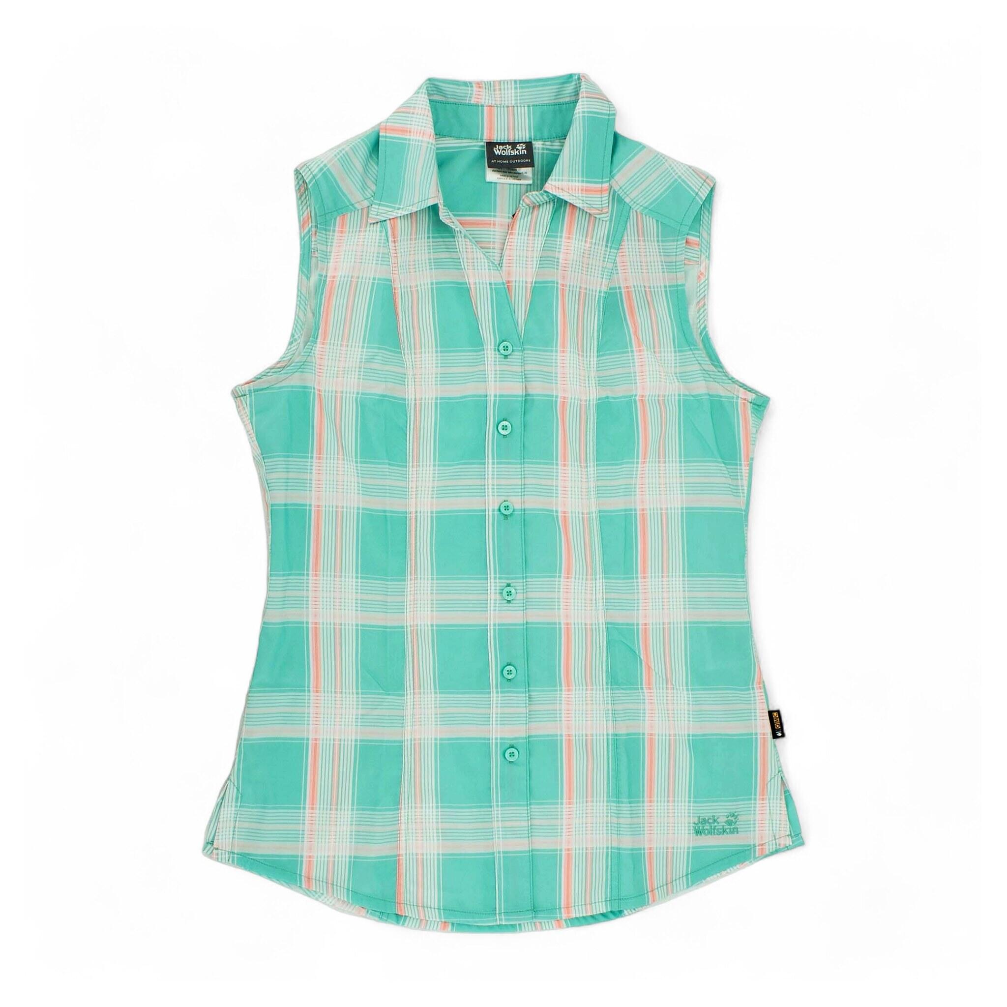 Tank-Top Moana Shirt Damen Bluse T-Shirt ärmellos in Blau 2/3