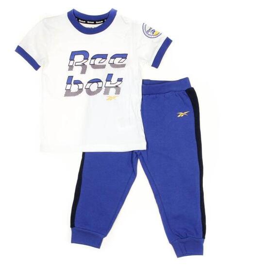 Completo Reebok Bimbo Bianco/Blu 454