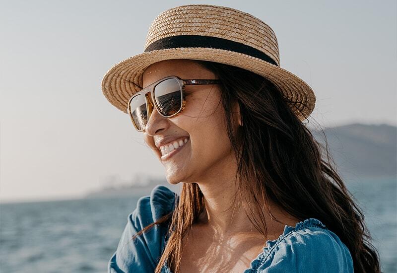 Lunettes de soleil adultes - Catégorie 3 Polarisée - Matte Tortoise Shell / 5/6