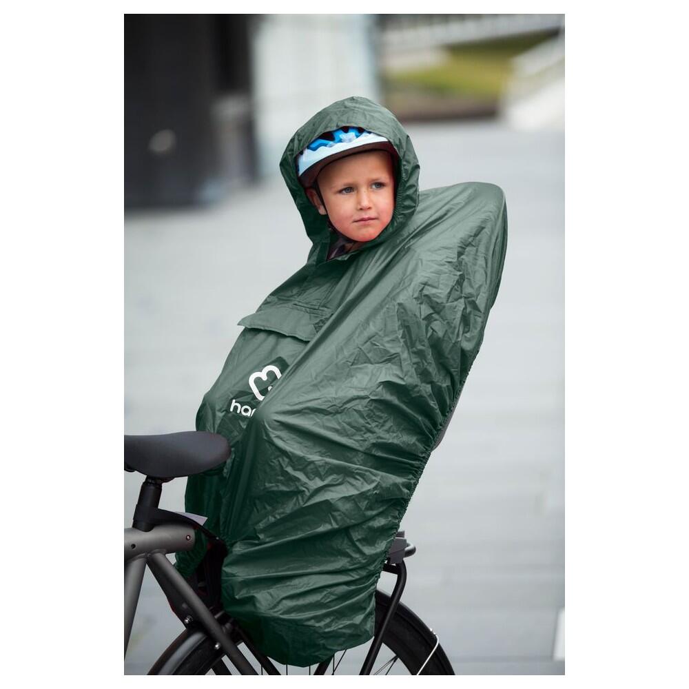 Poncho antipioggia HAMAX per bambino - verde 2/7