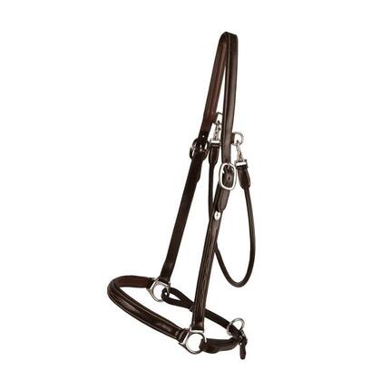 Toilettage Licol FULL - Noir - Cuir de buffle