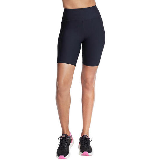 Collants Skechers GO FLEX RIB High Waisted 8 Inch Bike Short, Noir, Femmes